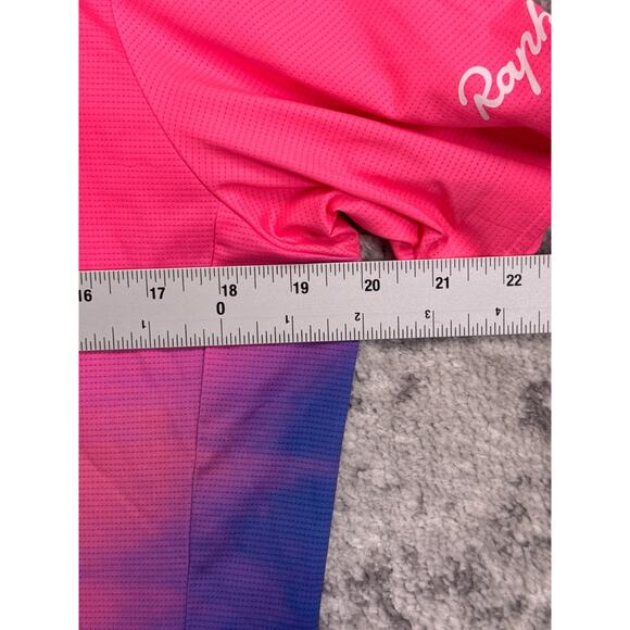 Rapha Cycling Shirt Medium Womens EF Technical Pink Gradient - Picture 4 of 10